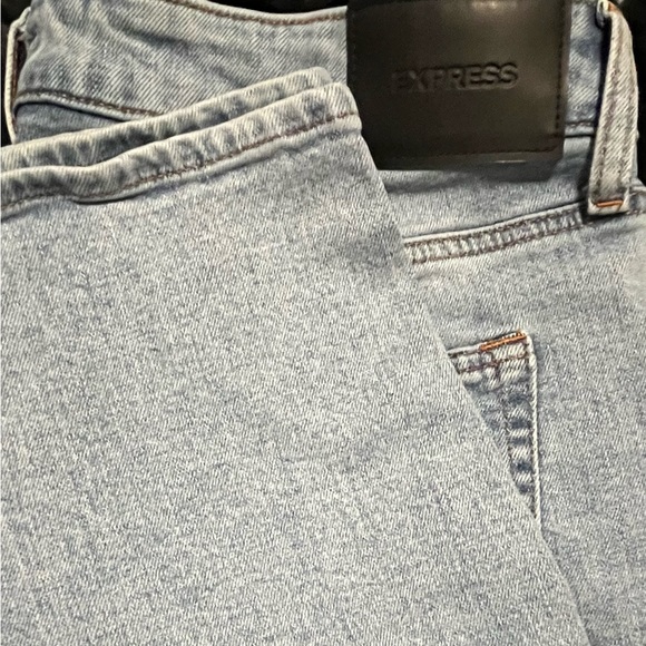 Express Men’s Slim Straight Light Wash Low Stretch Jeans, Size 34x30, EUC - Picture 10 of 11